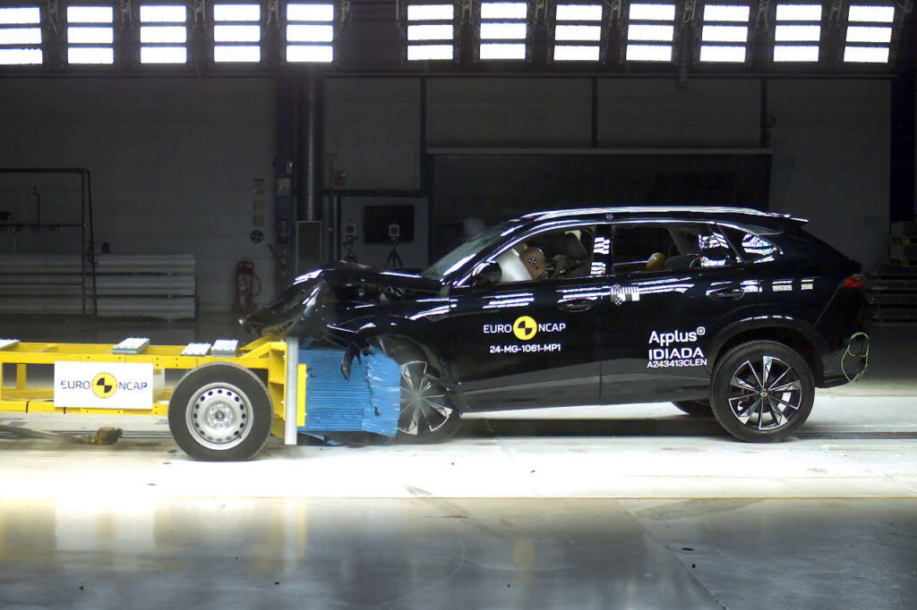 El nuevo MG HS revalida las cinco estrellas Euro NCAP